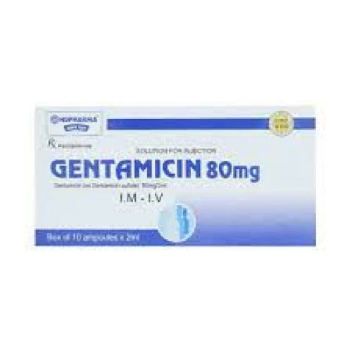 Gentamicin 80mg - Thuốc điều trị nhiễm khuẩn